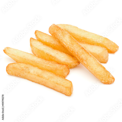 French Fried Potatoes isolated on white background