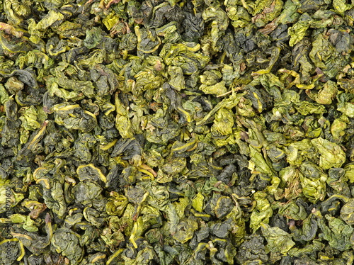 Tieguanyin Tea leaves, Chinese famous oolong tea  background photo