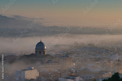 niebla sobre Yecla
