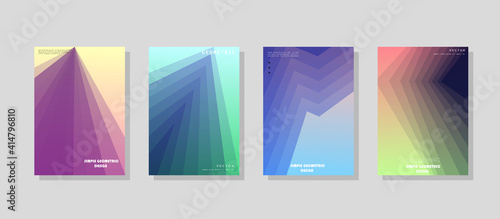 Modern abstract covers set. Futuristic design. Eps10 vector. © mechkalo