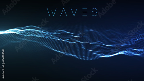 Music abstract background blue. Equalizer for music, showing sound waves with music waves, music background equalizer vector concept.