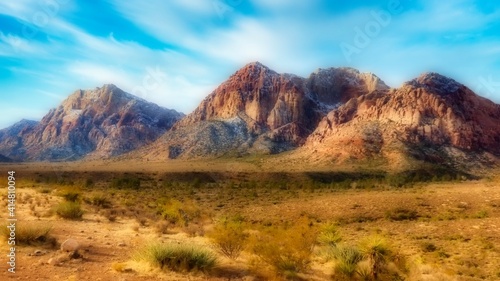 Photography Mystical Mountain View at Red Rock Canyon