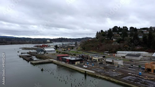 Newly built Coos Bay Village, a new mall in Coos Bay, Oregon