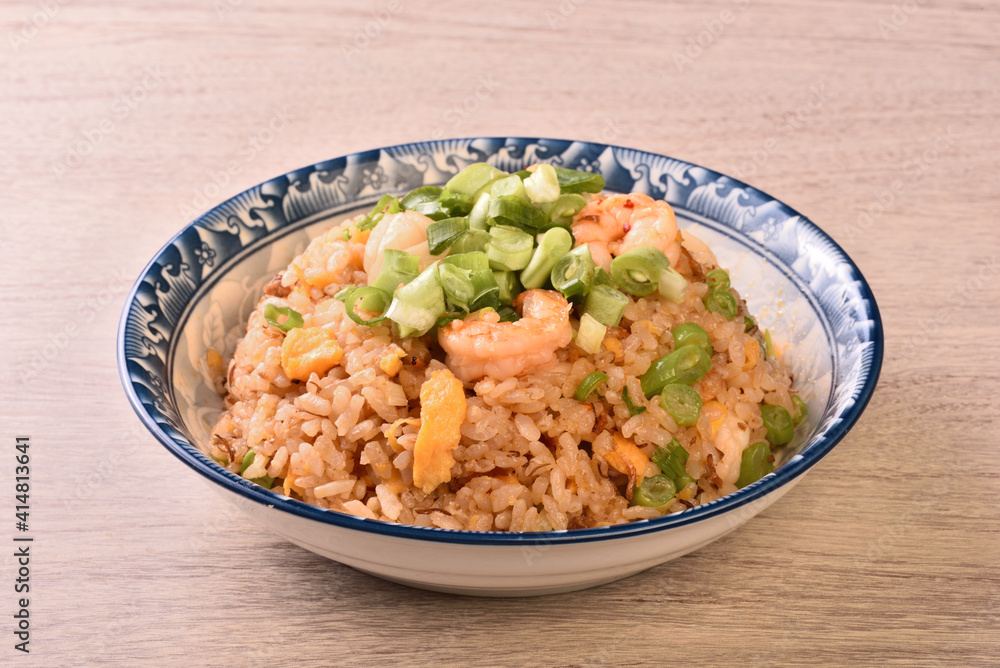 Taiwanese traditional food - seafood fried rice Taiwanese traditional food - seafood fried rice