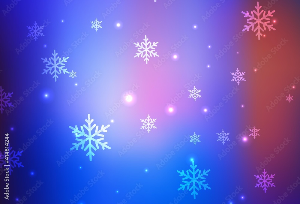 Light Blue, Red vector layout in New Year style. Light Blue, Red vector layout in New Year style.