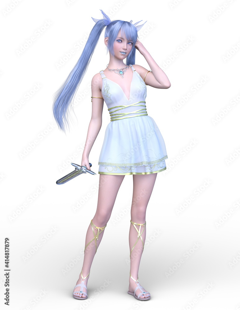 コスチュームの女性