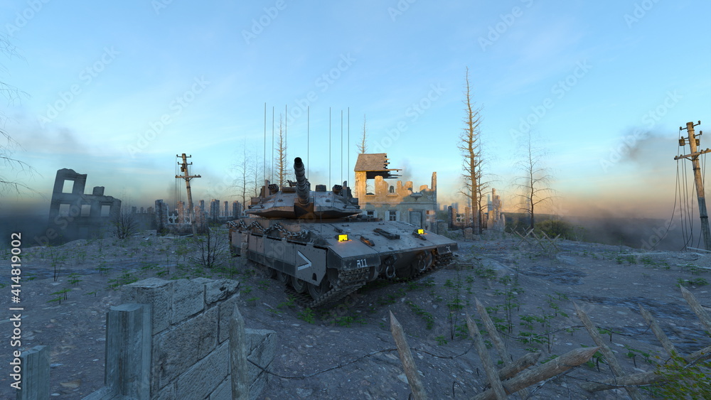 Fototapeta premium 戦車 