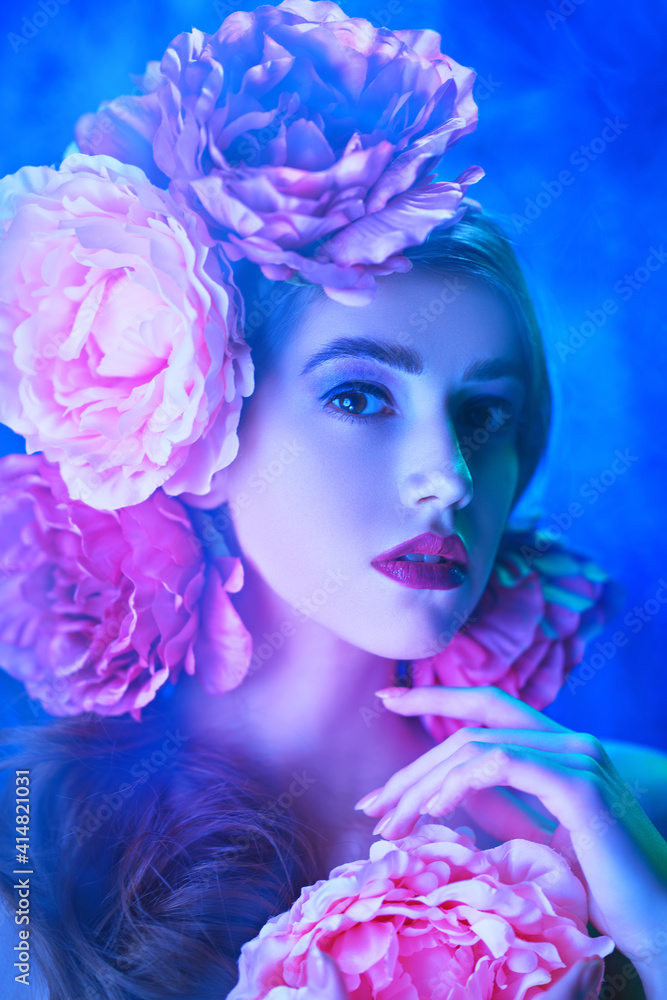 fresh floral headdress fresh floral headdress