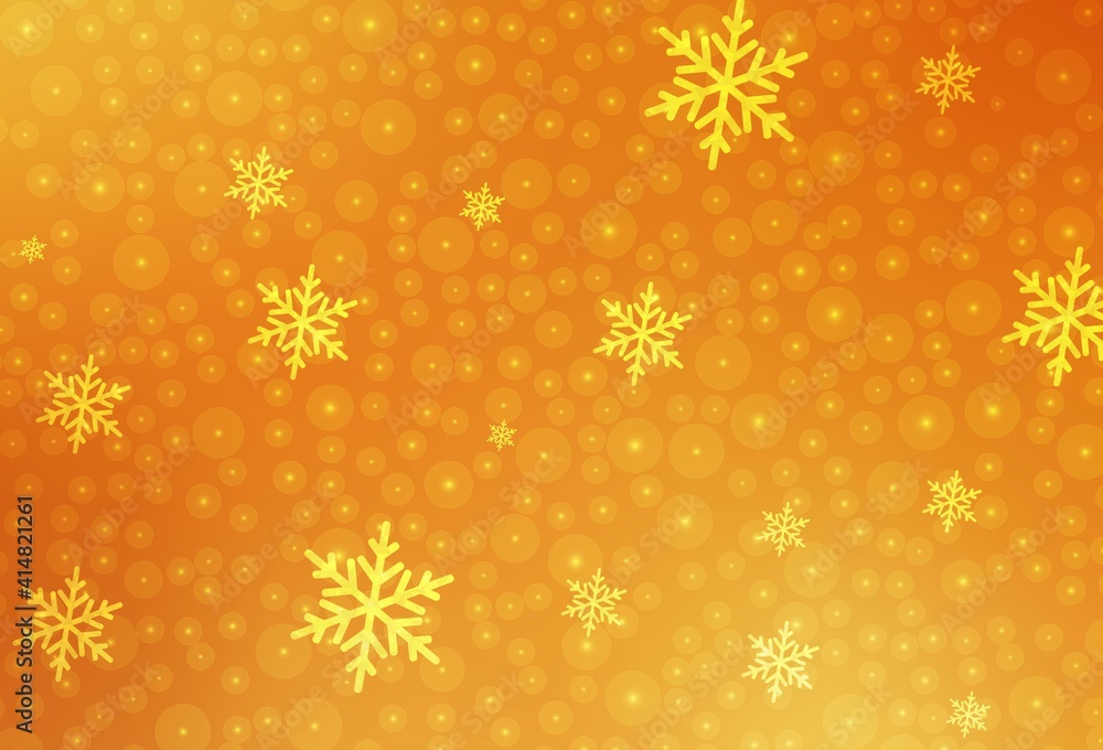 Light Orange vector template in carnival style. Light Orange vector template in carnival style.