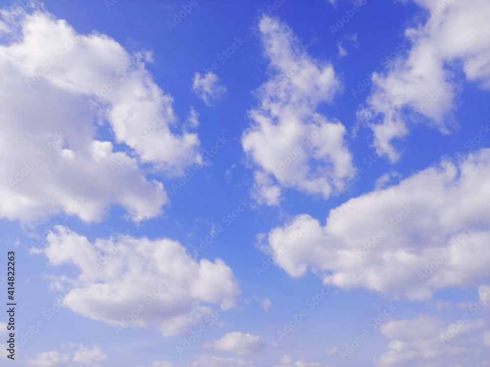 Obraz premium 冬晴れの空