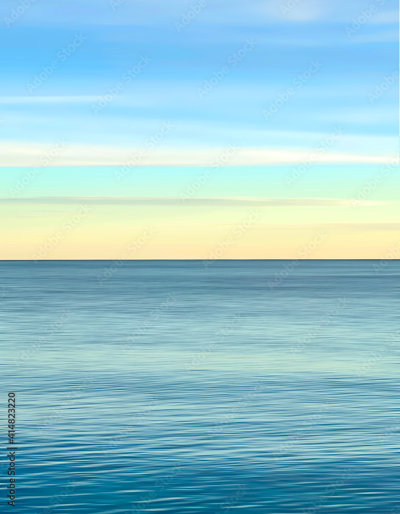 Obraz premium Pastel Colors on The Atlantic Ocean of Cape Cod