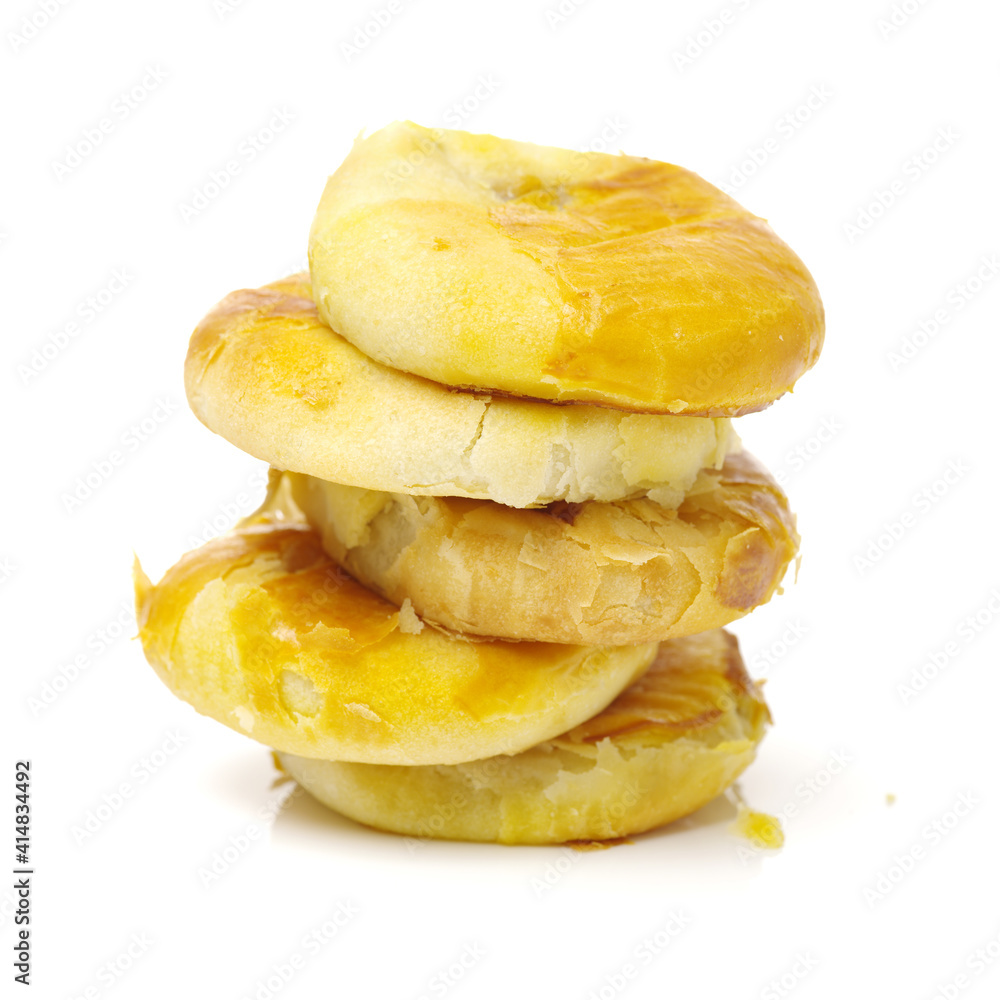 Chinese Cake on white background Chinese Cake on white background