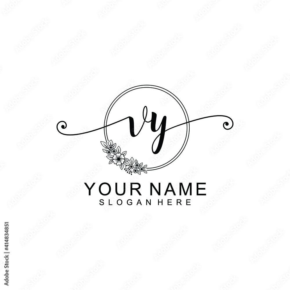 VX Initial handwriting logo template vector VX Initial handwriting logo template vector