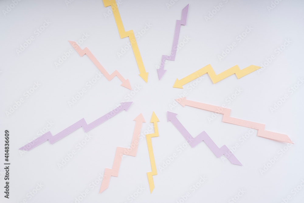 Arrow infographics. Business statistic, diagram, data visualization, graph information. Arrow infographics. Business statistic, diagram, data visualization, graph information.
