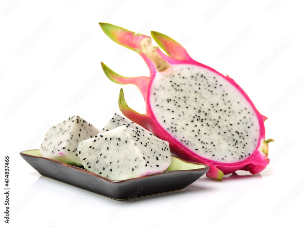 dragon fruit isolated on white background dragon fruit isolated on white background