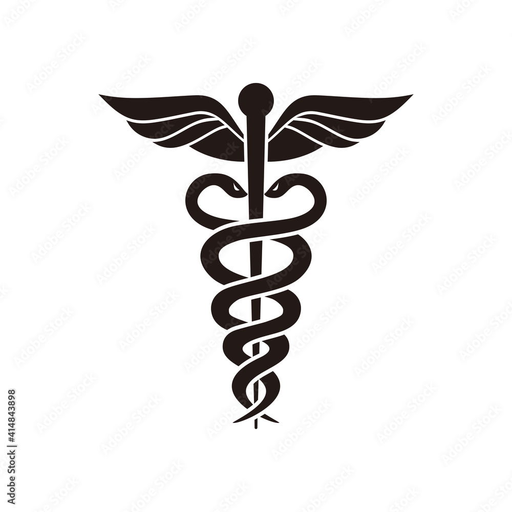 Medical cross symbol snake logo design template vector based design Medical cross symbol snake logo design template vector based design