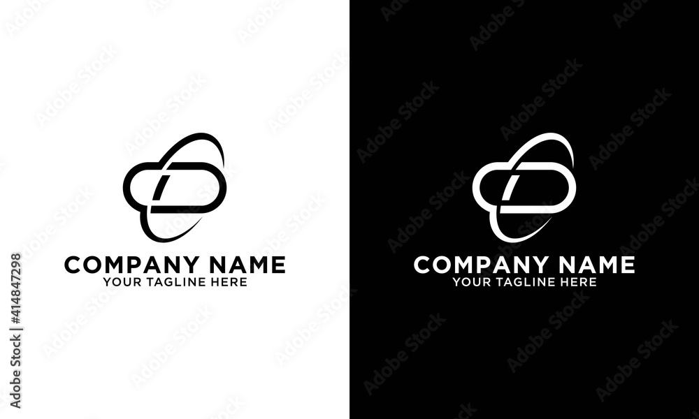 CD logo initial letter template design vector CD logo initial letter template design vector