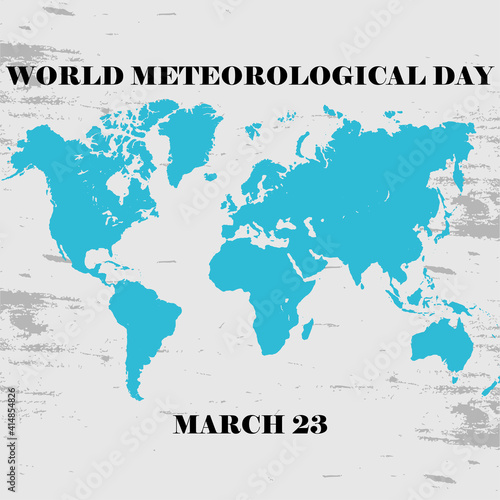 World Meteorological Day Vector Illustration, Simple design, suitable for any Poster, Background. eps 10
