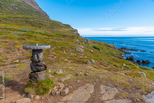 Natural landscape of nordfjordur on Iceland photo