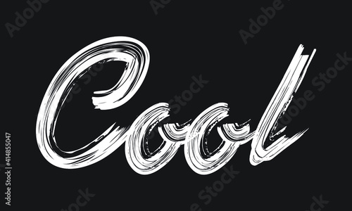 Cool Handwritten restaurant and kitchen Brush font phrase illustration script letter on the Black background for sayings