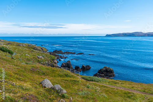 Natural landscape of nordfjordur on Iceland photo