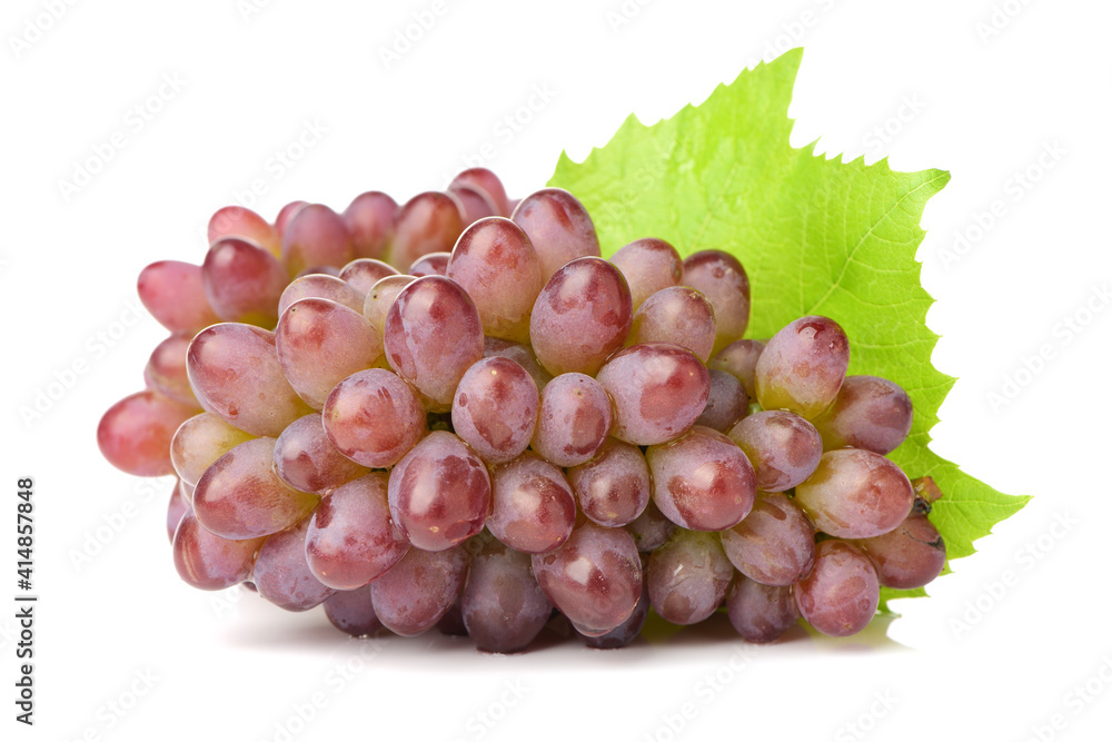 Fototapeta premium red grapes isolated on white