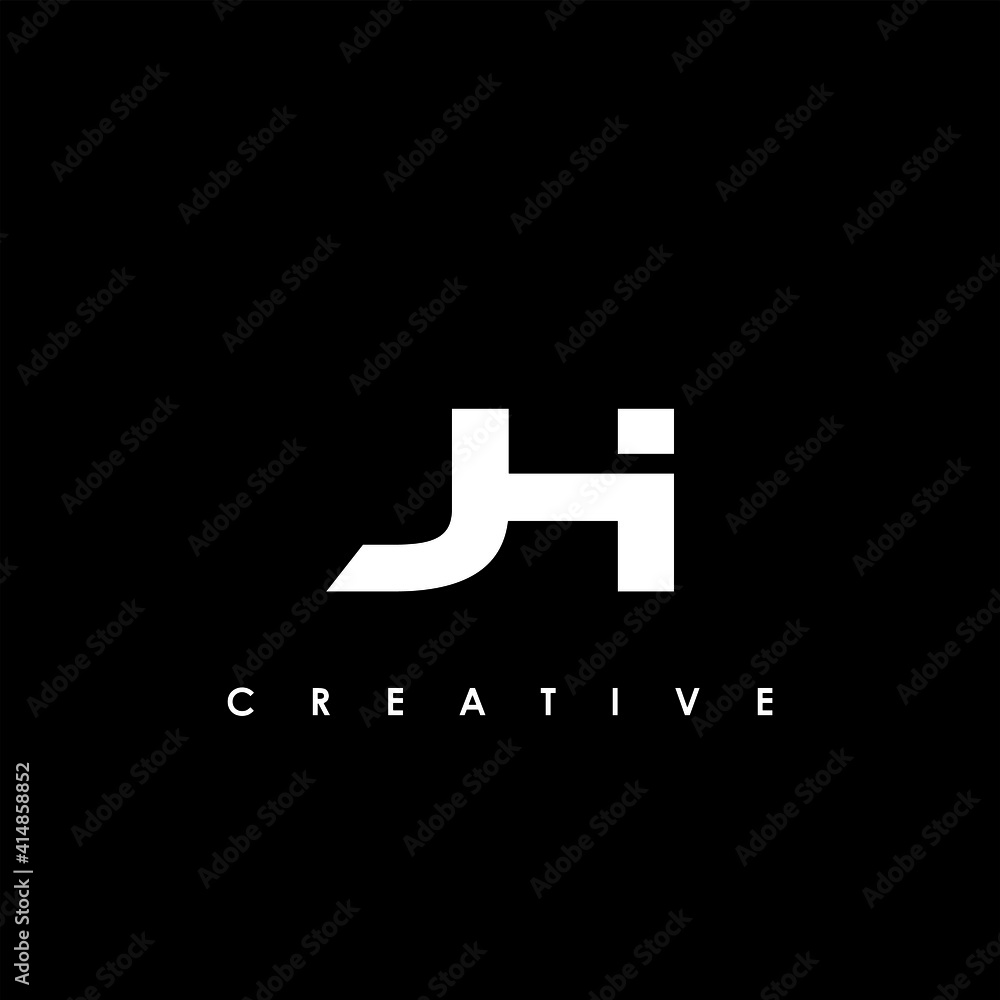 Obraz premium JHI Letter Initial Logo Design Template Vector Illustration