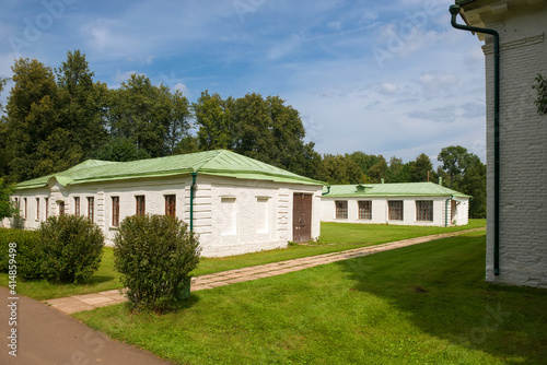 Service houses in in the Serednikovo estate in the Moscow region, a park-manor ensemble of the end of the XVIII - beginning of the XIX century