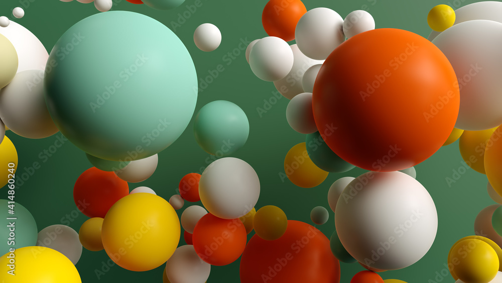 3d render of bright colorful spheres. Positive and fun background. Clean and bright lighting. 3d render of bright colorful spheres. Positive and fun background. Clean and bright lighting.