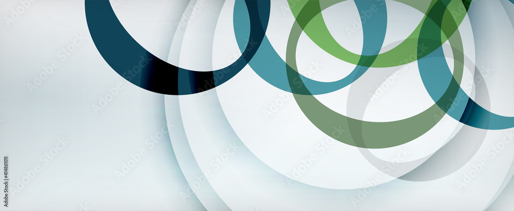 Ring geometric shapes, o letter repetition wallpaper. Abstract background for business or technology presentations, internet posters or web brochure covers Ring geometric shapes, o letter repetition wallpaper. Abstract background for business or technology presentations, internet posters or web brochure covers