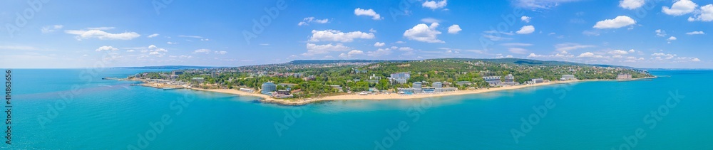 Beach at Saint Konstantine and Elena near Varna, Bulgaria - obrazy, fototapety, plakaty 