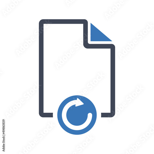 File refresh icon