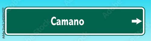 Camano Road Sign photo