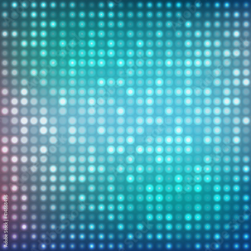Vector abstract background of colored glowing dots, template for your design, wallpaper