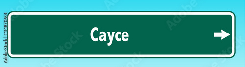 Cayce Road Sign photo