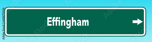 Effingham Road Sign photo