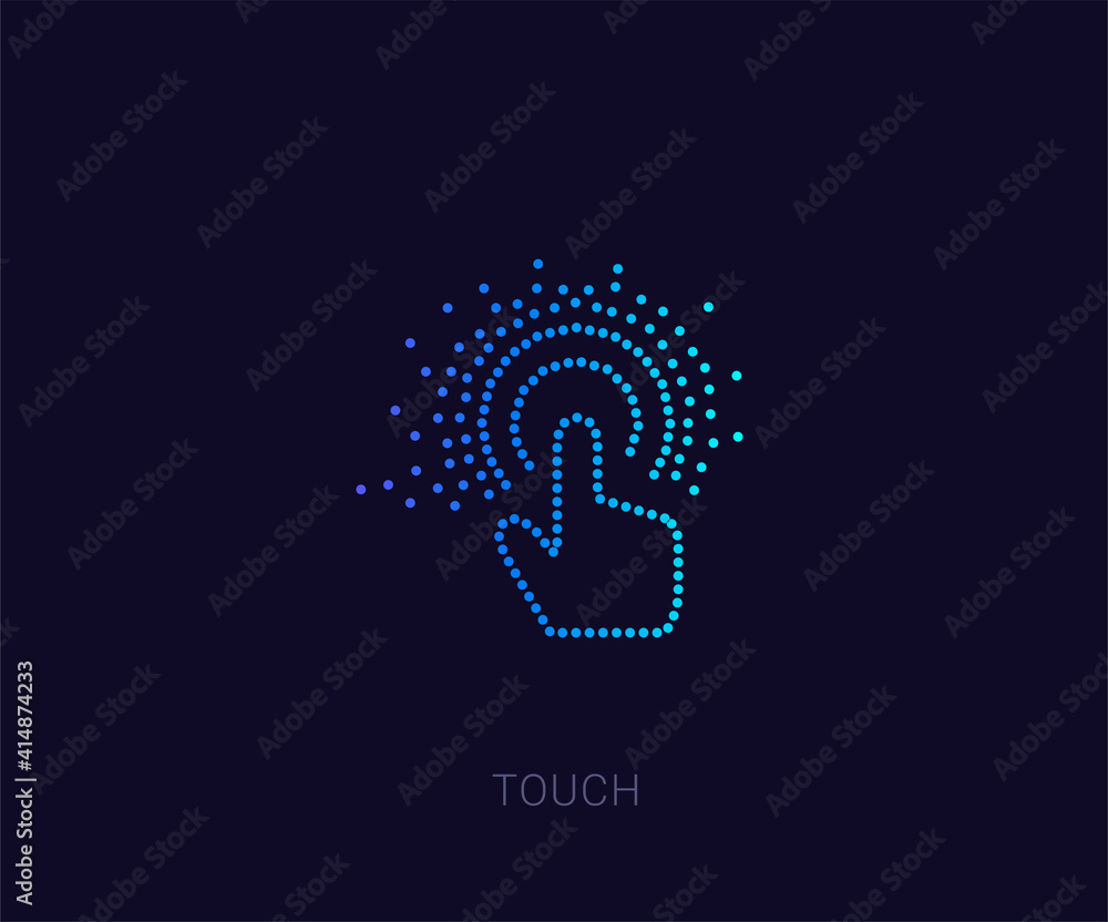 Unique Clicking finger icon, Hand pointer, made of multiple dots, Halftone Icon. Premium quality graphic design. Modern signs, dotted symbols collection, exclusive icon for websites, Campaign, logo Unique Clicking finger icon, Hand pointer, made of multiple dots, Halftone Icon. Premium quality graphic design. Modern signs, dotted symbols collection, exclusive icon for websites, Campaign, logo