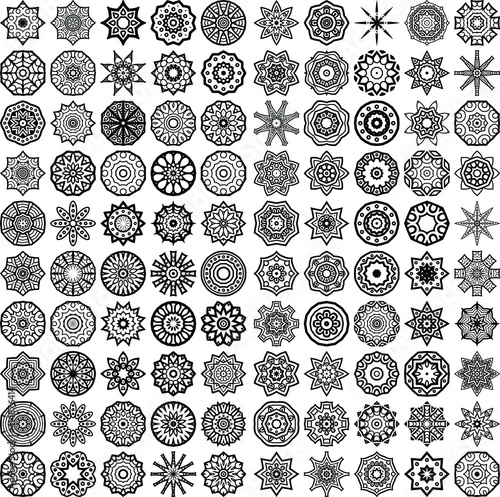 Hindu Mandala Circular Pattern	Pack