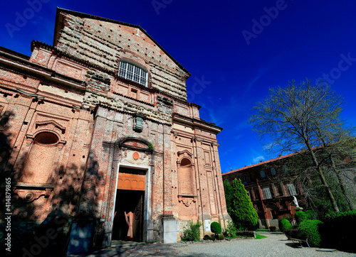 GRAGLIA, ITALY: The Santuario di Graglia (Graglia Sanctuary) was built in the seventeenth century in the Valle Elvo at 690 m on the sea level. photo