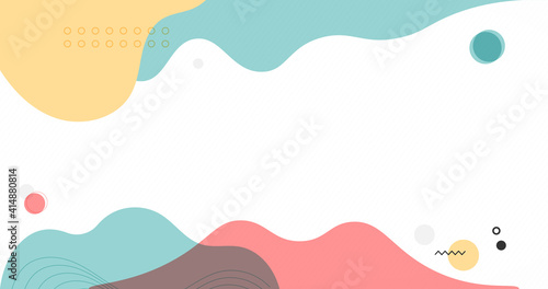 Trendy abstract art geometr...