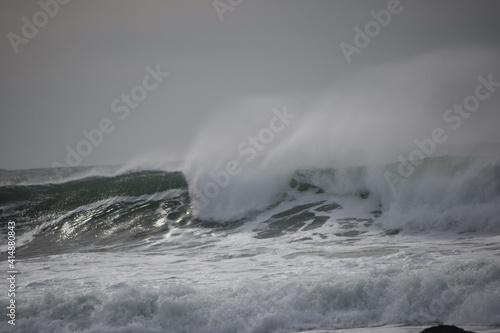 Fototapeta Naklejka Na Ścianę i Meble -  vague spectacle de la mer en Vendée