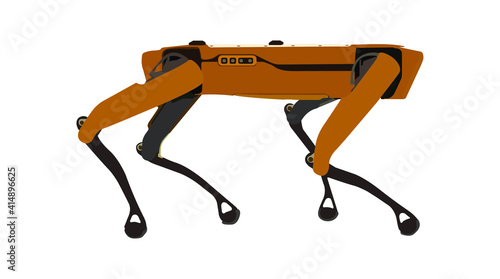 Mechanical robot dog Innovation in high technology