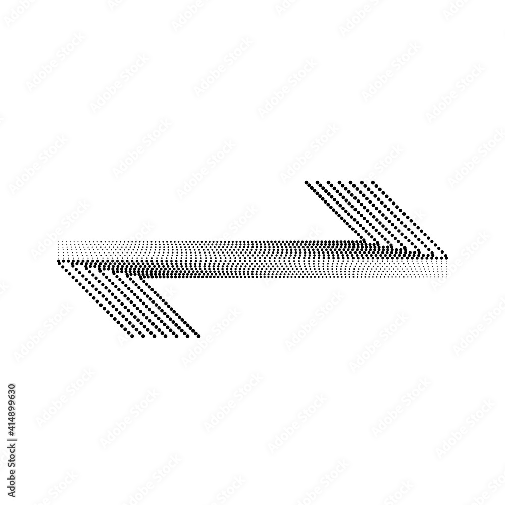Linear halftone dots Design .elements for your design.Striped direction. vector illustration Linear halftone dots Design .elements for your design.Striped direction. vector illustration