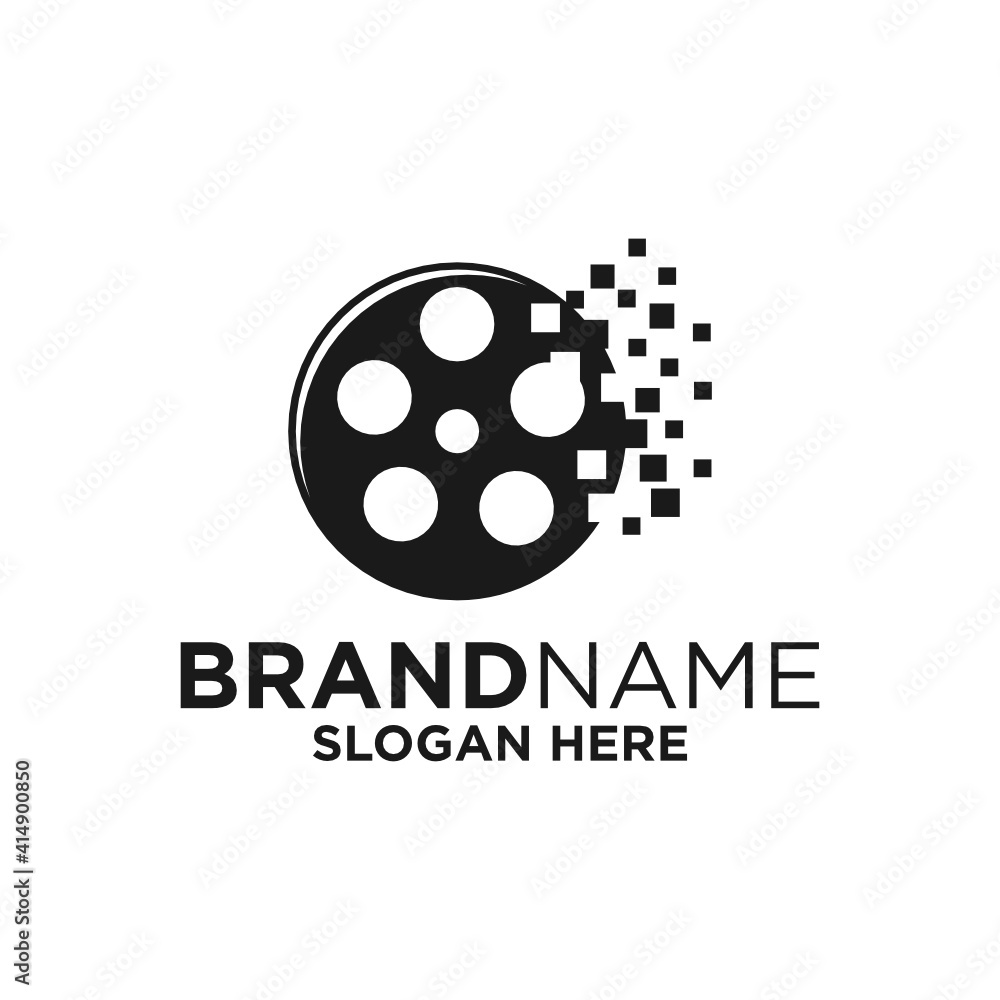Cinema Logo Design Template Inspiration, Vector Illustration, Movie, Photography. Cinema Logo Design Template Inspiration, Vector Illustration, Movie, Photography.