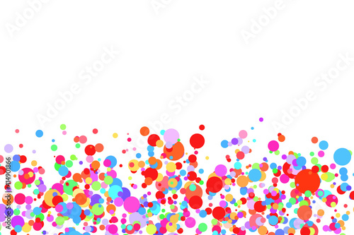 Light multicolor background, colorful vector texture with circles. Splash effect banner. Glitter silver dot abstract illustration with blurred drops of rain. Pattern for web page, banner,poster, card