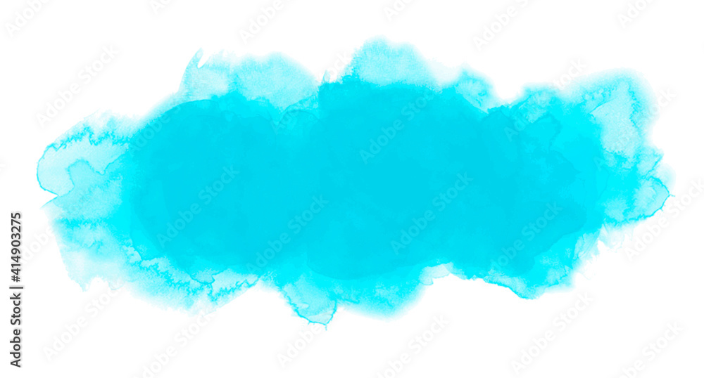 Obraz premium Watercolor Background - turquoise - 4