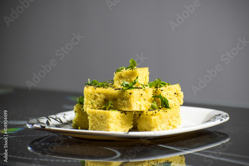 Dhokla Indian Recipe Ready to eat specially in Gujarat