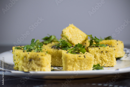 Dhokla Indian Recipe Ready to eat specially in Gujarat