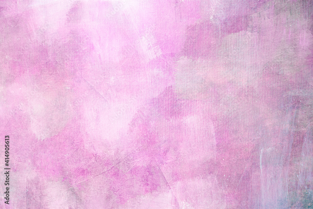 Fototapeta premium Pink canvas painting background