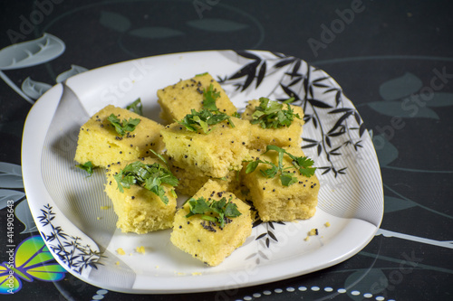 Dhokla Indian Recipe Ready to eat specially in Gujarat